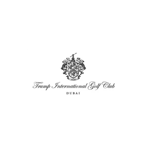 Trump international golf club dubai logo