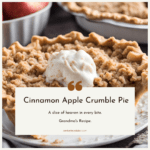 Cinnamon Apple Crumble Pie recipe - Santaclaus dubai.com