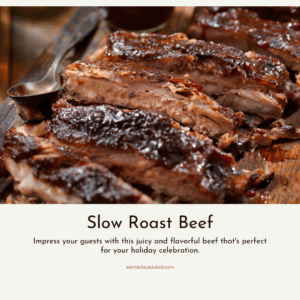 Slow roast beef recipe