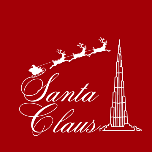 Santa Logo white